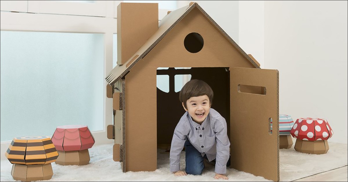 Mách ba mẹ 5 cách làm nhà đồ chơi cho bé siêu đơn giản và thú vị