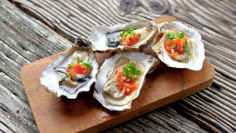 Hàu là một trong những thực phẩm giàu sắt