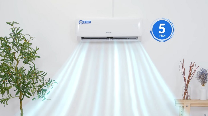 Chức năng làm lạnh nhanh Turbo hoặc Super Mode nhanh chóng hạ 1.5°C trong vòng 5 phút