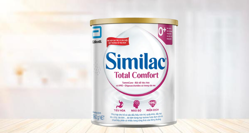 Sữa bột Similac Total Comfort 0+ 360g (0 - 12 tháng) dành cho trẻ không dung nạp đường lactose