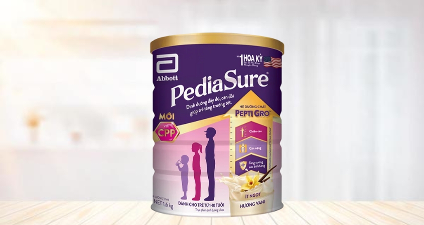 Sữa bột Abbott PediaSure BA hương vani 1.6 kg (1 - 10 tuổi)