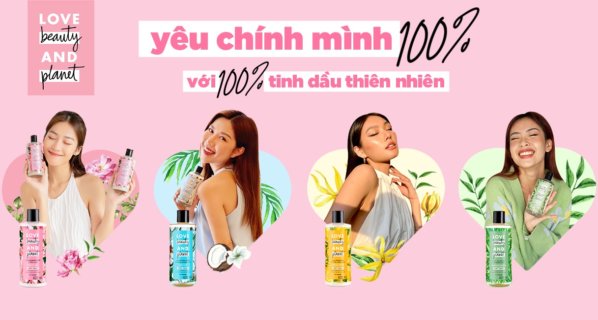 Dầu gội & dầu xả Love Beauty and Planet