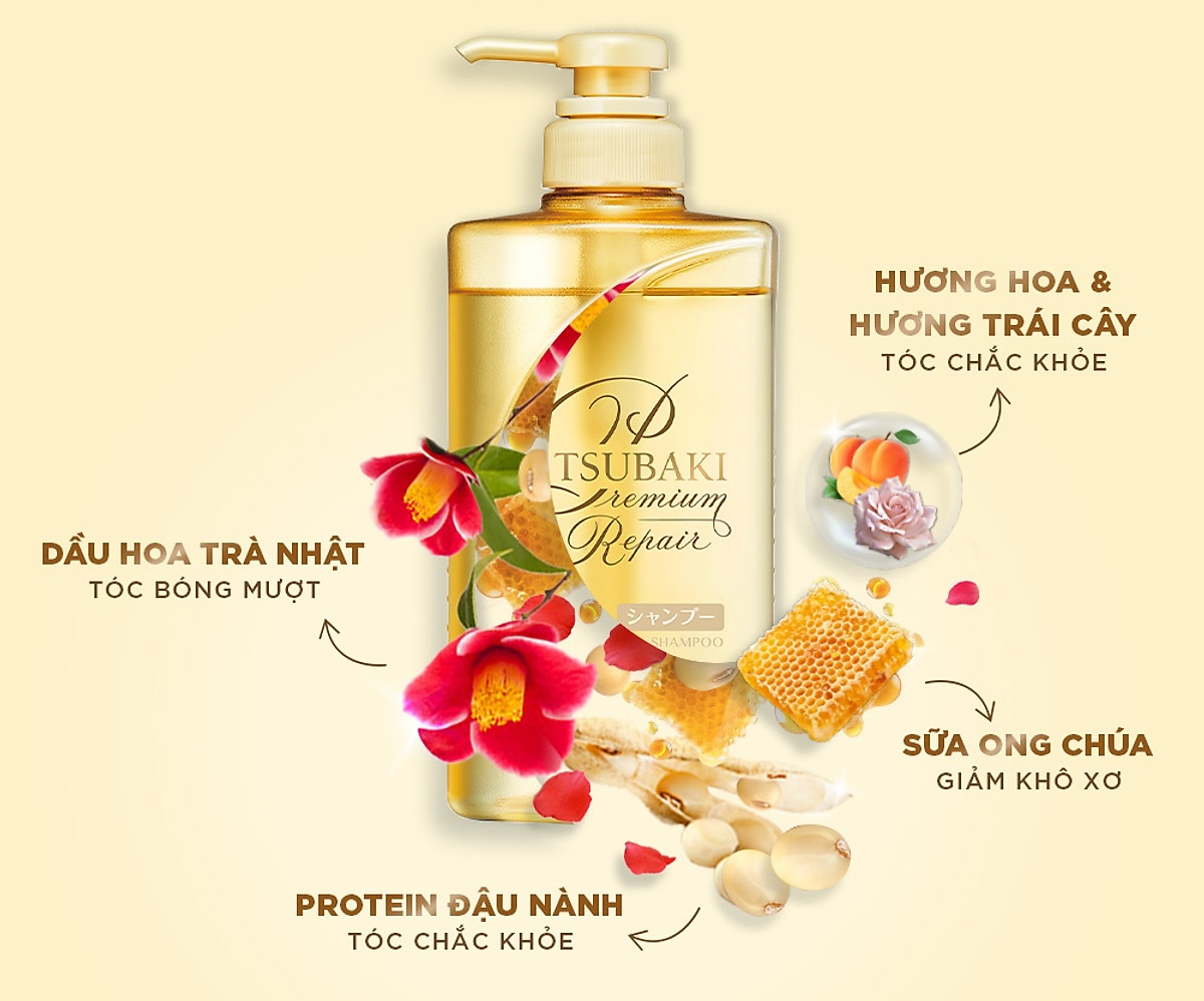 Dầu gội Premium Repair Tsubaki