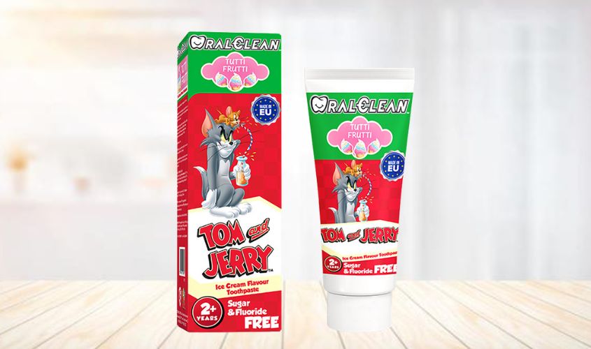 Kem đánh răng cho bé từ 2 tuổi Oral Clean hương kem trái cây 75 ml