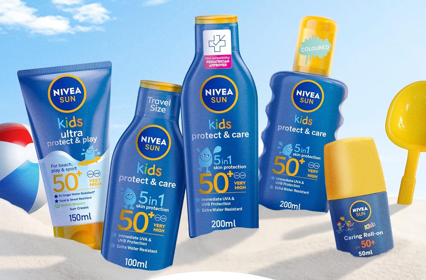Kem chống nắng Nivea Sun Kids Swim & Play SPF 50+ Very High - 150ml