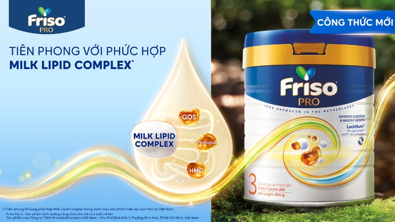 Sữa bột Friso Pro mới