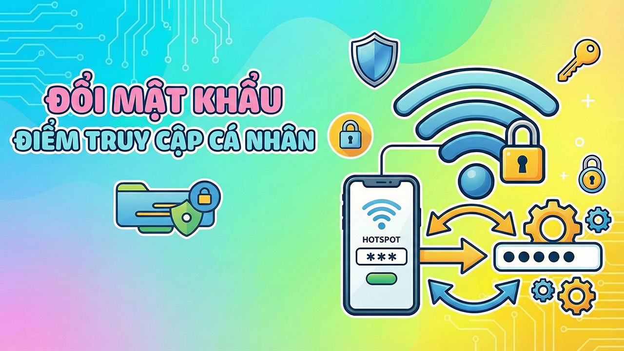 Cách đổi mật khẩu phát Wi-Fi 4G/5G cho điện thoại