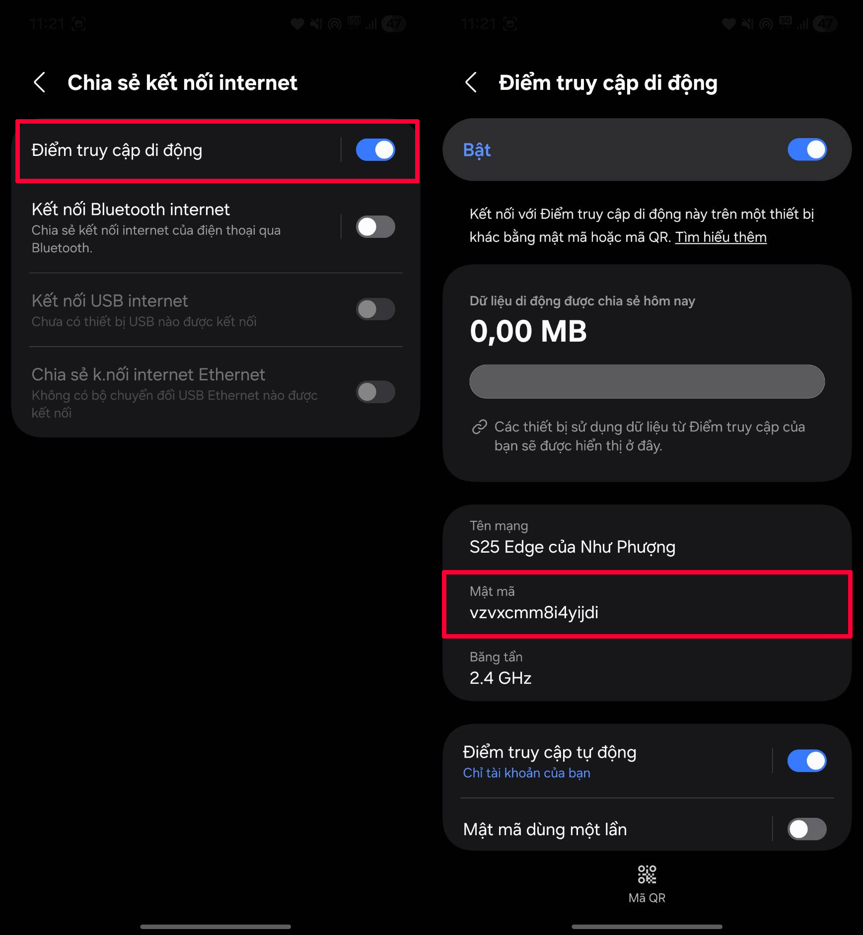 Cách đổi mật khẩu phát Wi-Fi 4G/5G cho điện thoại
