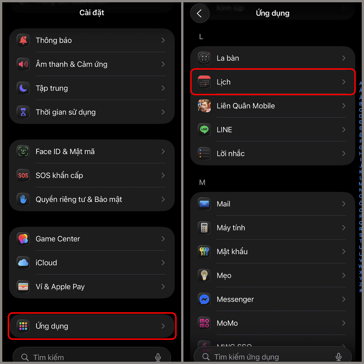Cách hiện lịch âm trên màn hình khóa iPhone