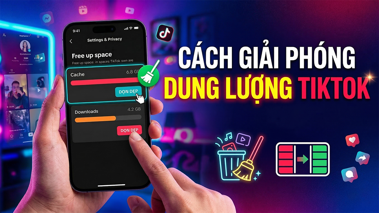 Cách Giải Phóng Dung Lượng Tiktok