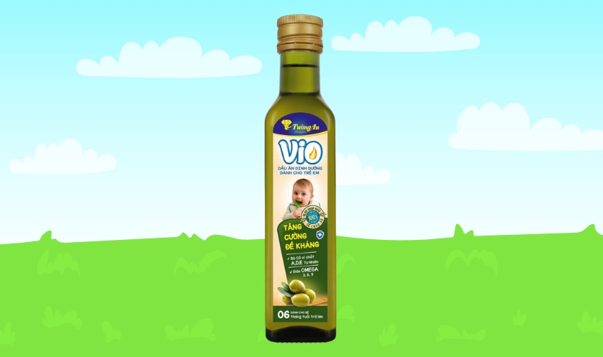 Dầu oliu Kiddy ăn dặm cho bé chai 250 ml (từ 6 tháng)