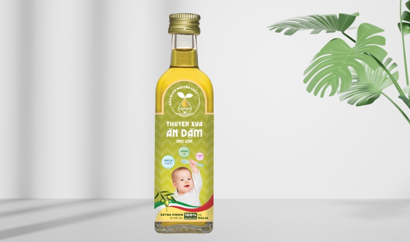 Dầu oliu Thuyền Xưa ăn dặm cho bé chai 65 ml (từ 6 tháng)