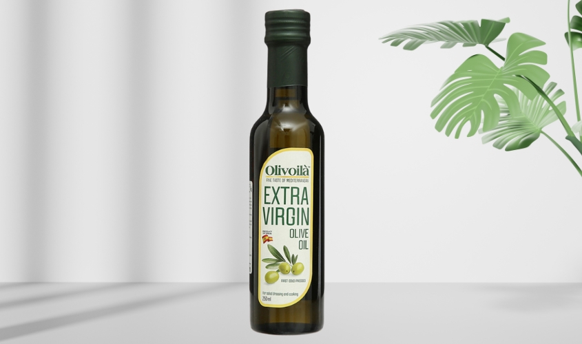 Dầu oliu Olivoilà Extra Virgin ăn dặm cho bé chai 250 ml (từ 6 tháng)