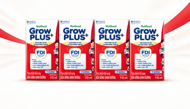 Sữa nước Grow Plus đỏ pha sẵn