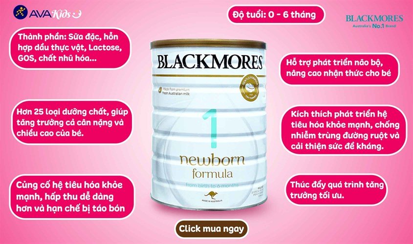 Blackmores Newborn Formula 900g
