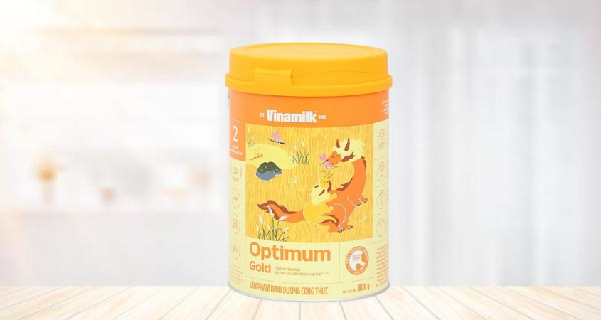 Sữa bột Vinamilk Optimum Gold số 2 800g (6 - 12 tháng)