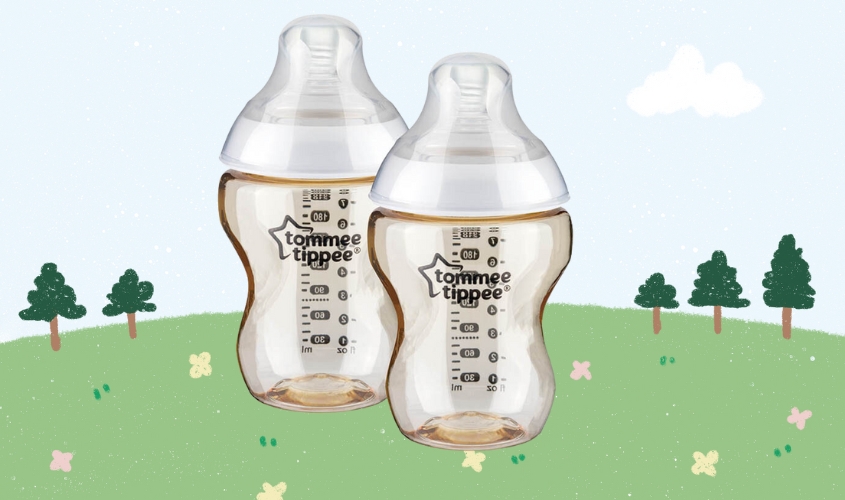 Combo 2 bình sữa nhựa PPSU Tommee Tippee Closer to Nature 422754 cổ rộng 260 ml (3 - 6 tháng)