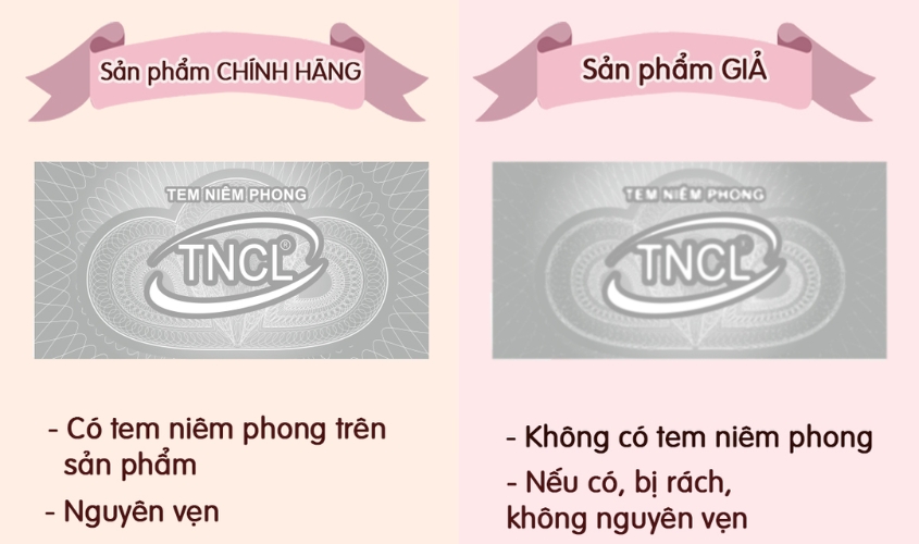 Phân biệt bằng tem niêm phong