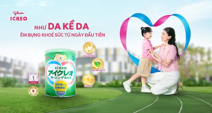 Sữa bột Glico Icreo số 3 820g (từ 3 tuổi)
