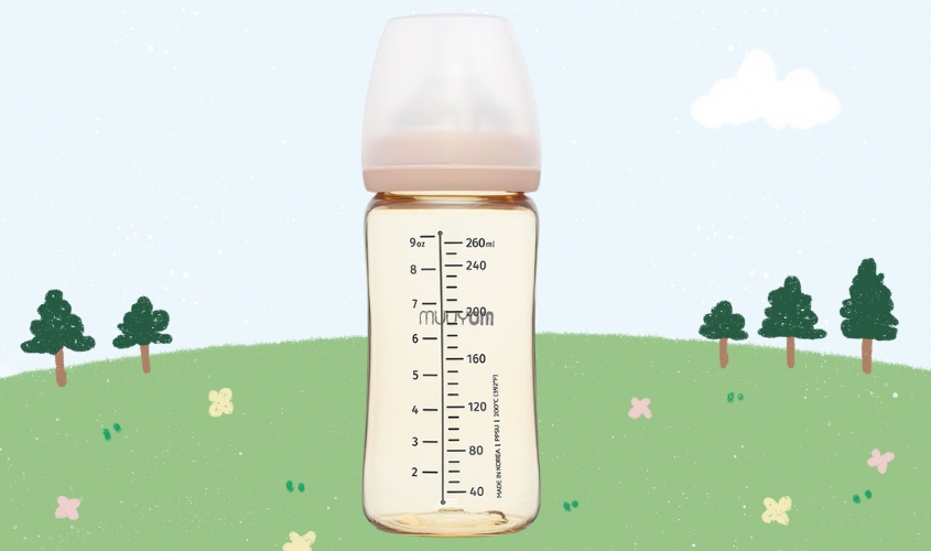 Bình sữa nhựa PPSU Moyuum cổ rộng 270 ml (từ 2 tháng) Bình sữa nhựa PPSU Moyuum cổ rộng 270 ml (từ 2 tháng)