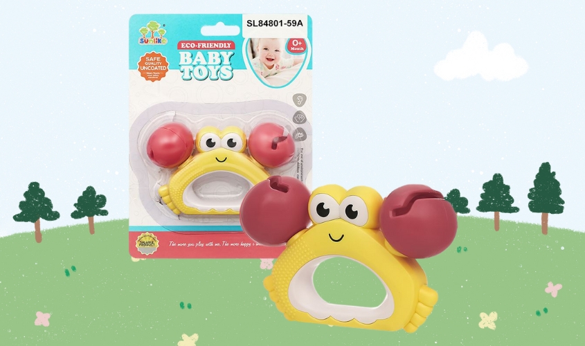 Đồ đùa lục lạc con cái cua SUNLIKE BABY TOYS SL84801-59A