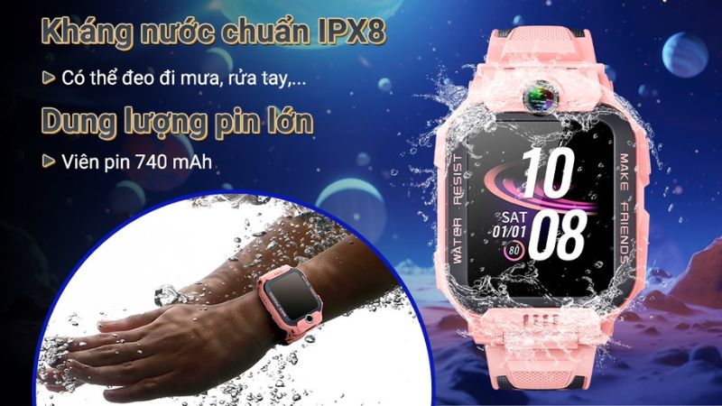 Kh&aacute;ng nước chuẩn IPX8