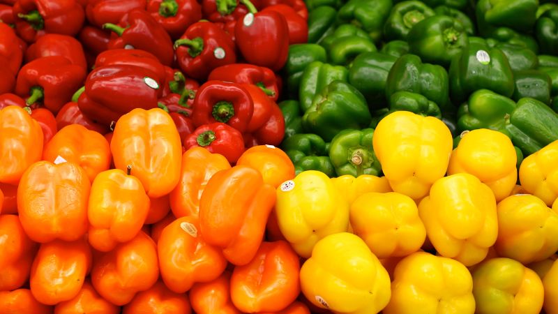 Ớt chuông bổ sung nhiều vitamin C cho sự phát triển của mắt Ớt chuông bổ sung nhiều vitamin C cho sự phát triển của mắt