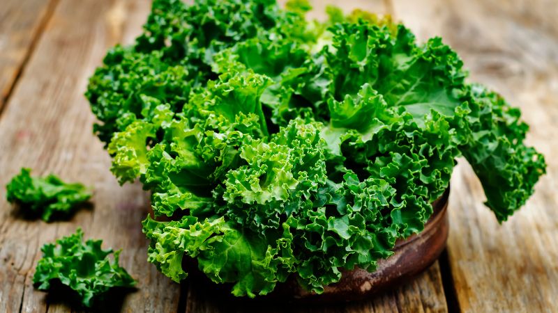 Cải xoăn giàu vitamin C và E cho sự phát triển của mắt Cải xoăn giàu vitamin C và E cho sự phát triển của mắt