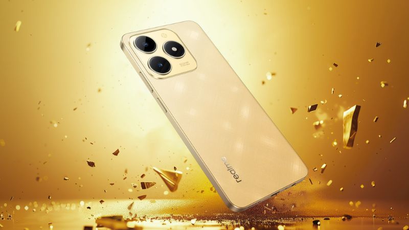 Điện thoại realme C61 với camera chính 50MP