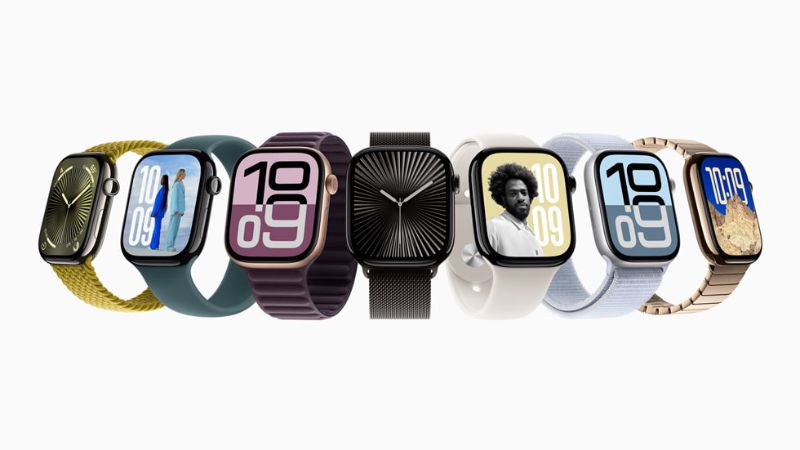 Apple Watch S10 nổi bật với thiết kế mỏng nhất