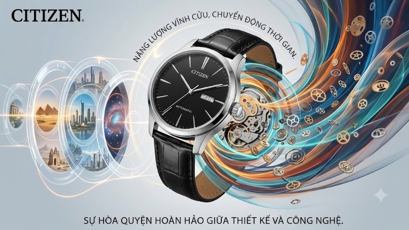 Đồng hồ CITIZEN Mechanical 40 mm Nam NH8350-08E Đồng hồ CITIZEN Mechanical 40 mm Nam NH8350-08E