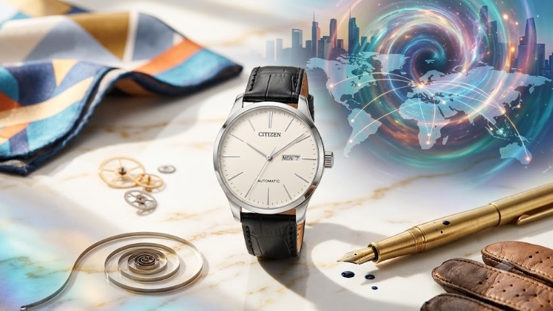 Đồng hồ CITIZEN Mechanical 40 mm Nam NH8350-08B Đồng hồ CITIZEN Mechanical 40 mm Nam NH8350-08B