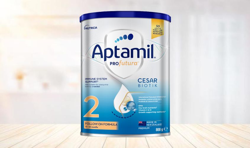 Sữa bột Aptamil Profutura Cesarbiotik số 2 800g (1 - 2 tuổi)