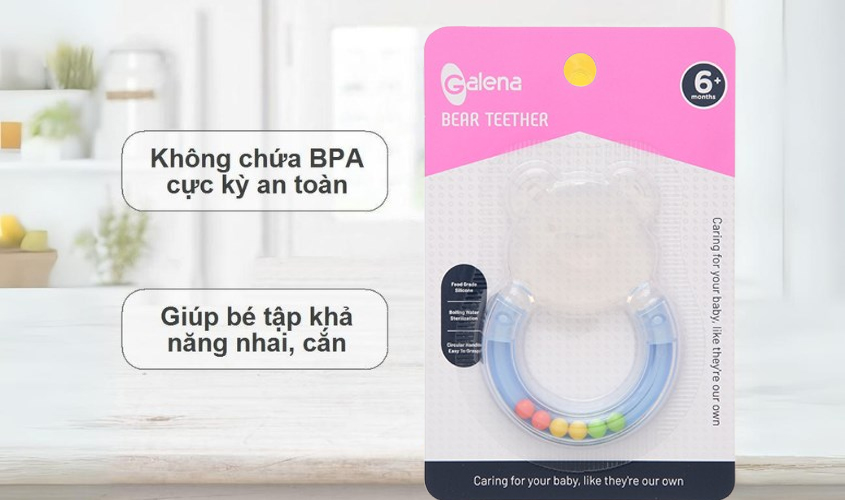 Gặm nướu Galena hình gấu GA-TB01 (từ 6 tháng)