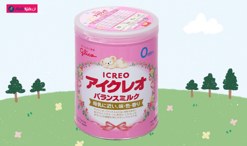 Sữa bột Glico Icreo số 0 800g (0 - 12 tháng)