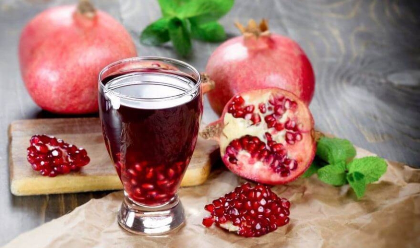 Nước ép lựu đơn giản, hương vị dễ uống