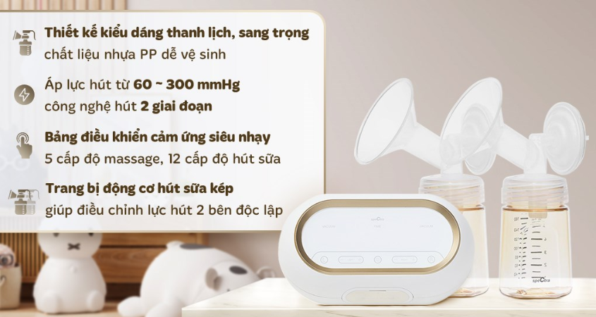 Máy hút sữa điện đôi Spectra Dual Compact