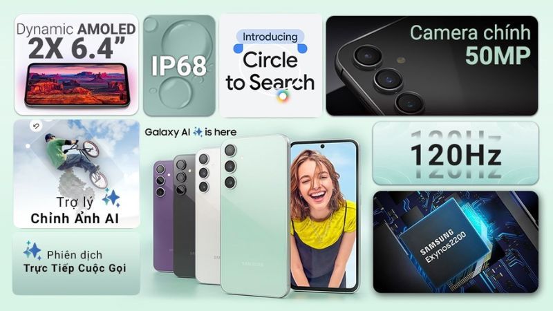 M&agrave;n h&igrave;nh Dynamic AMOLED 2X 6.4 inch