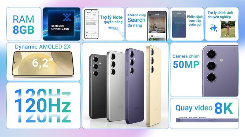 M&agrave;n h&igrave;nh Dynamic AMOLED 2X 6.2 inch