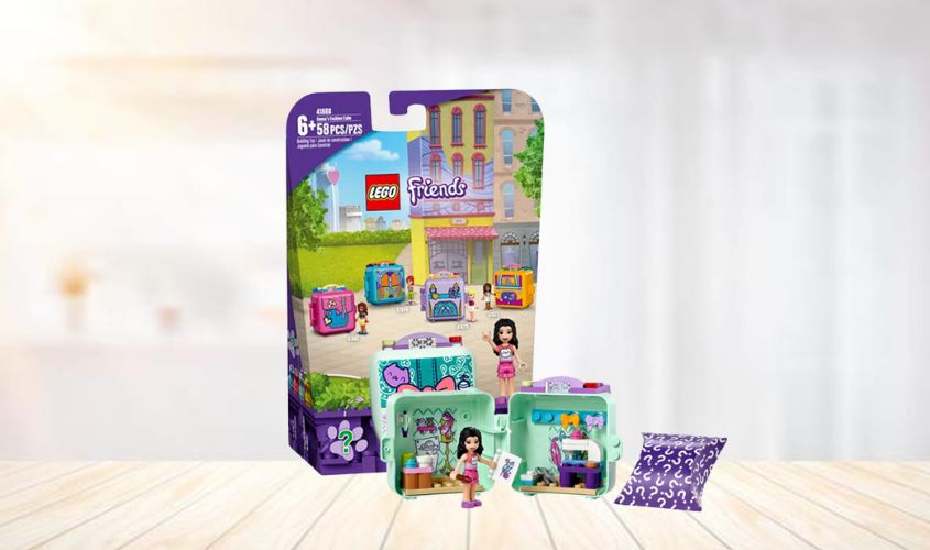 Đồ chơi lắp ráp hộp phụ kiện ngày hè của Emma Lego Friends 41668 (58 chi tiết)