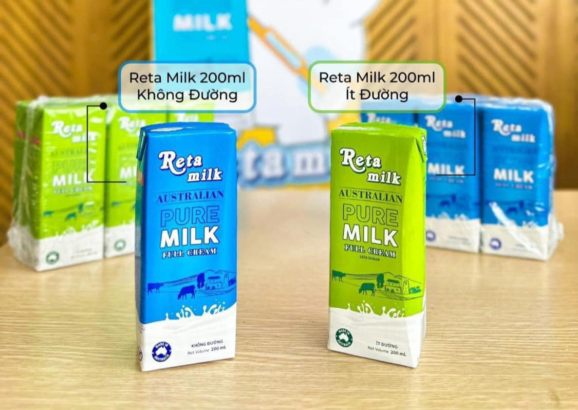 Sữa tươi nguyên kem Reta Milk