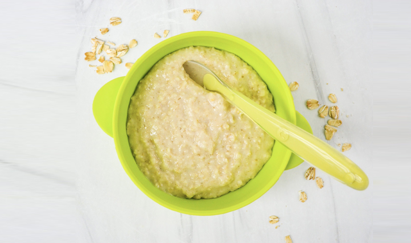 Hình minh họa cháo yến mạch phô mai