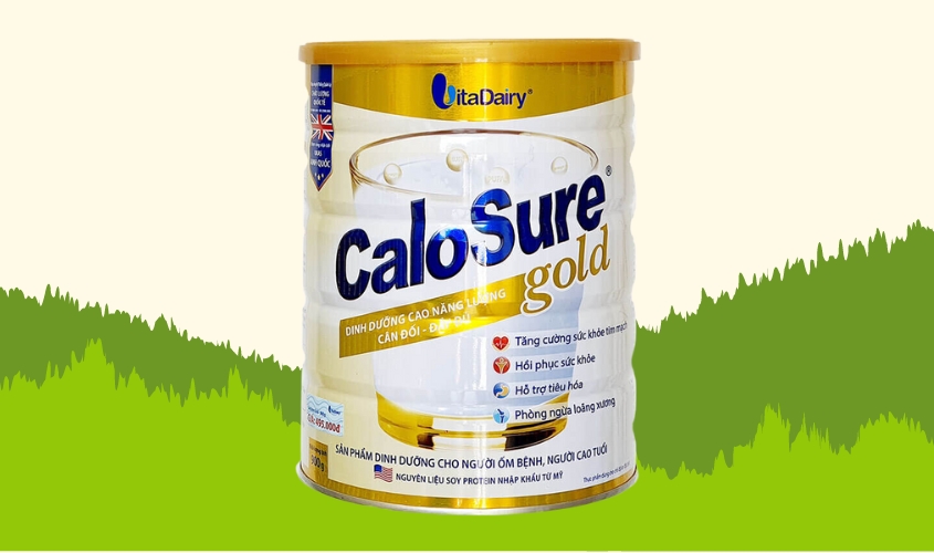Sữa Calosure Gold ít đường giúp hạn chế tình trạng loãng xương ở người già