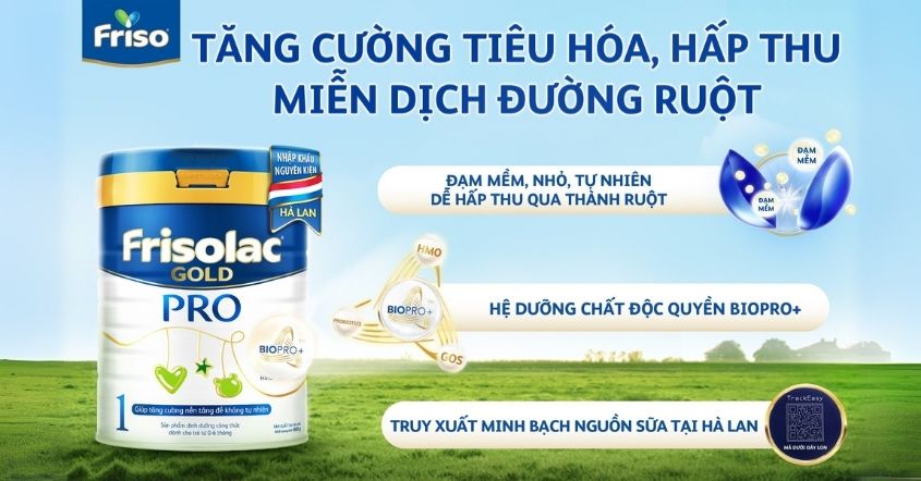 Sữa bột Frisolac Gold Pro số 1 800g (0 - 6 tháng)