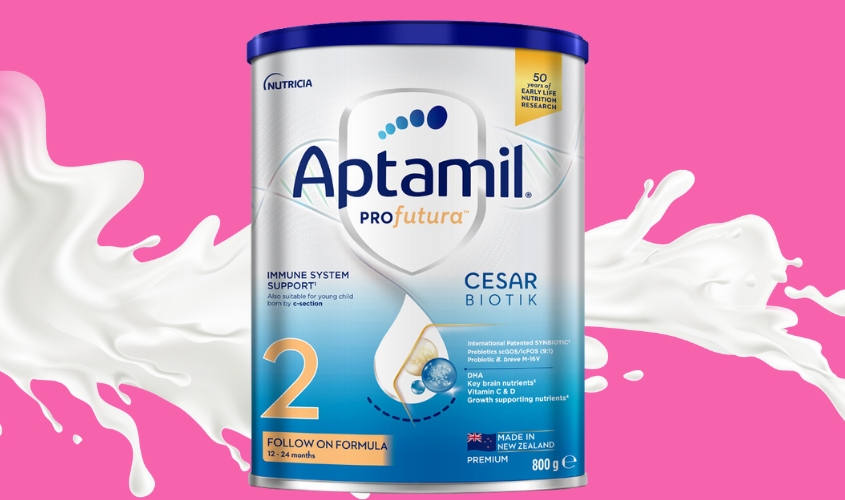 Sữa bột Aptamil Profutura Cesarbiotik số 2 800g (1 - 2 tuổi)