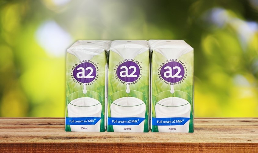 Lốc 6 hộp sữa tươi tiệt trùng a2 Milk không đường 200 ml (từ 1 tuổi)