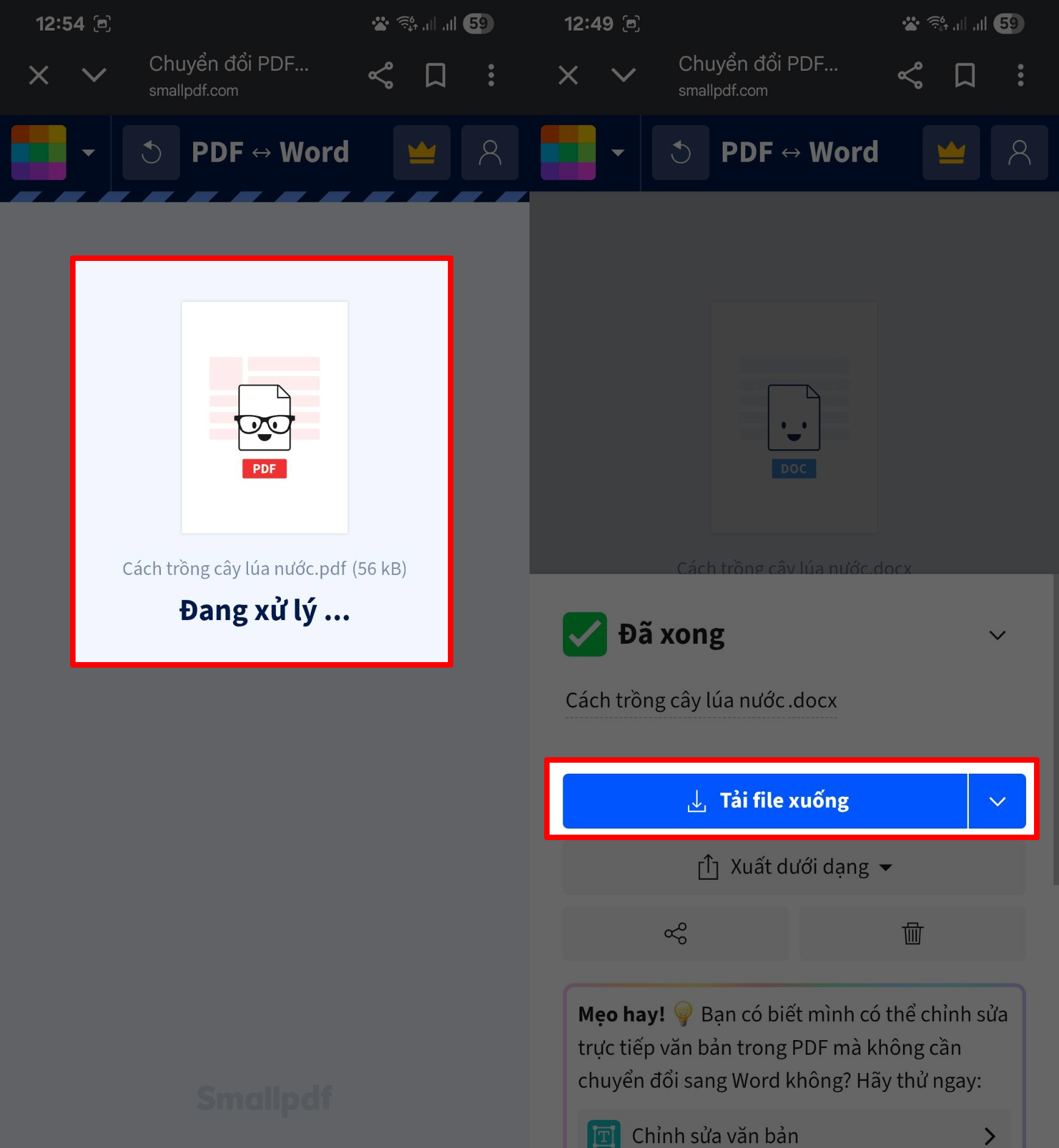 Cách Chuyển Từ File Pdf Sang Word Trên Điện Thoại Cách Chuyển Từ File Pdf Sang Word Trên Điện Thoại