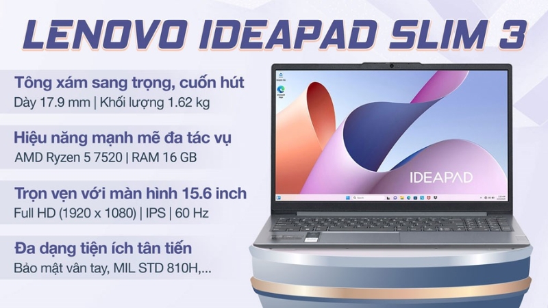 Lenovo Ideapad Slim 3 15AMN8