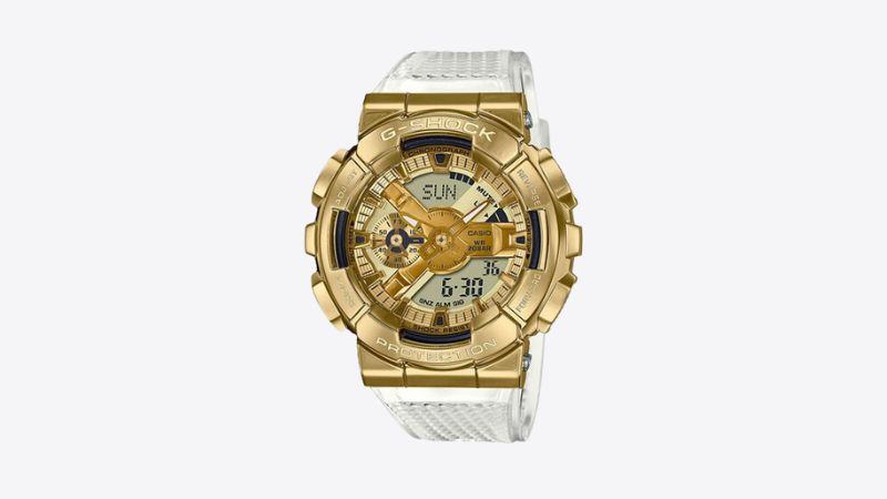 Mặt đồng hồ v&agrave;ng đồng nổi bật