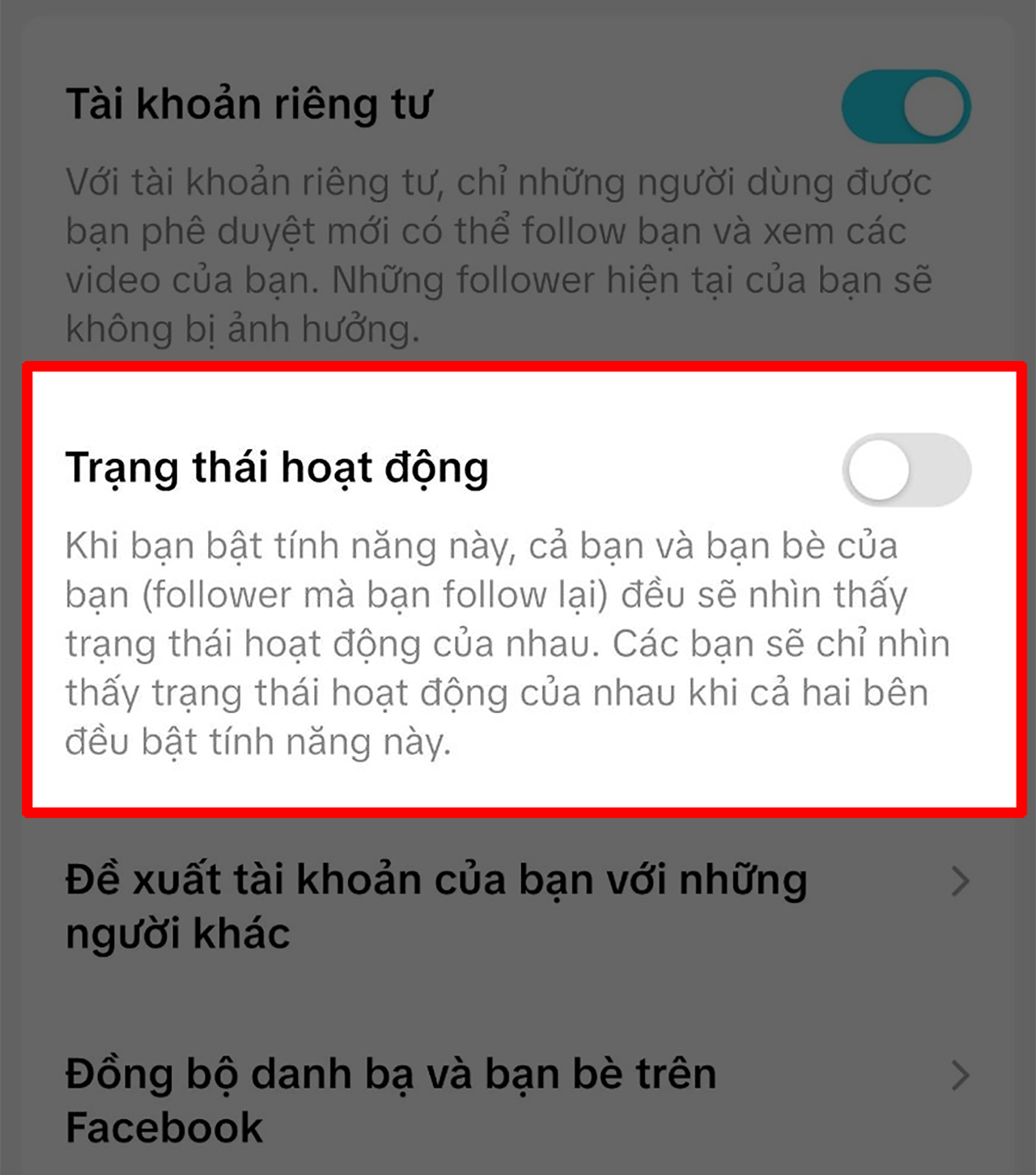 Cách Tắt Trạng Thái Hoạt Động Trên Tiktok Cách Tắt Trạng Thái Hoạt Động Trên Tiktok